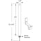 Prime-Line Spiral Balance, FR Series, Non-Tilt, 23 in., 3/8 in., Red Bearing, FS 343 End Clip (Single Pack) FR 2320-343 - alternate 2